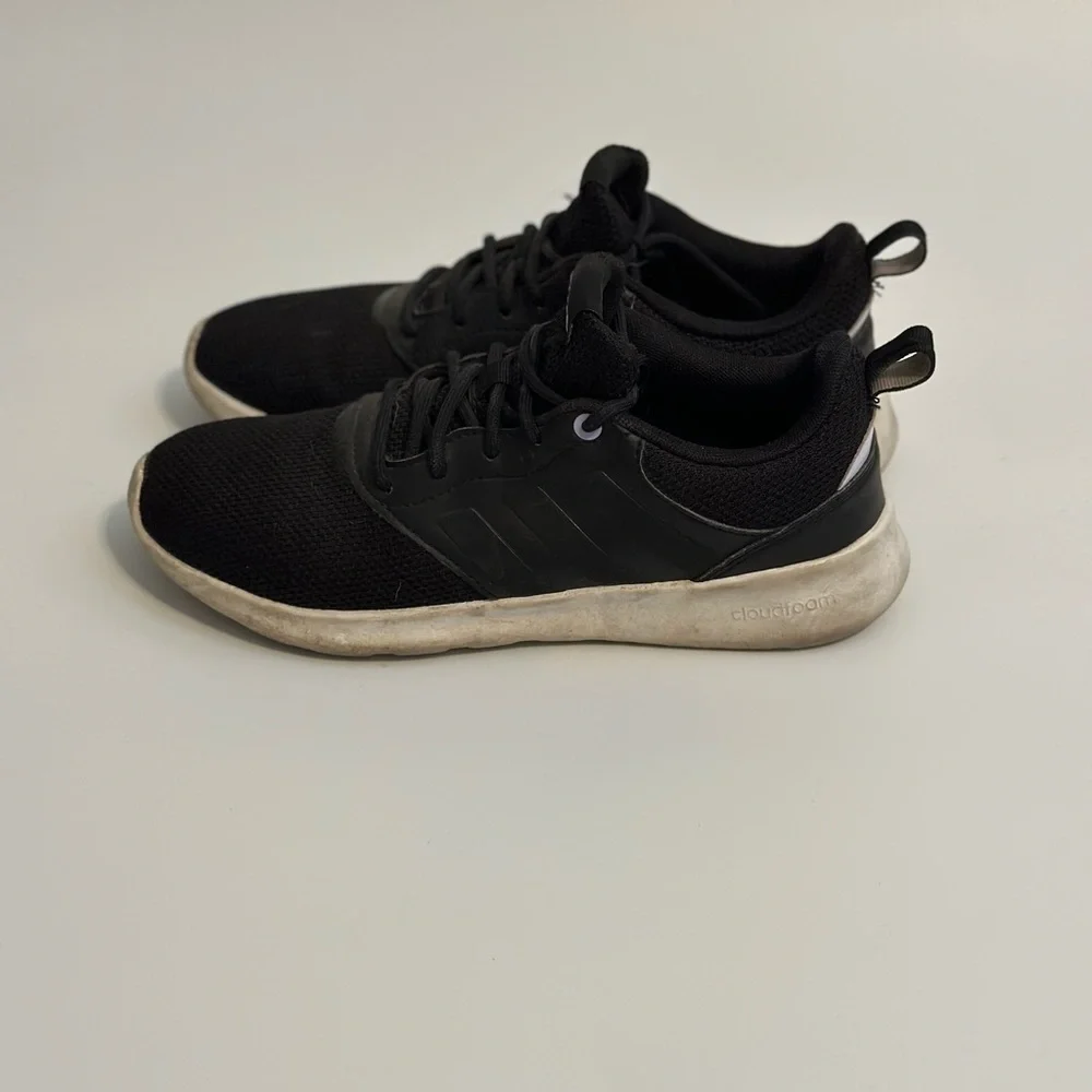 Adidas Cloudfoam Comfy Black Trainers Size 5.5 - Picture 6 of 7